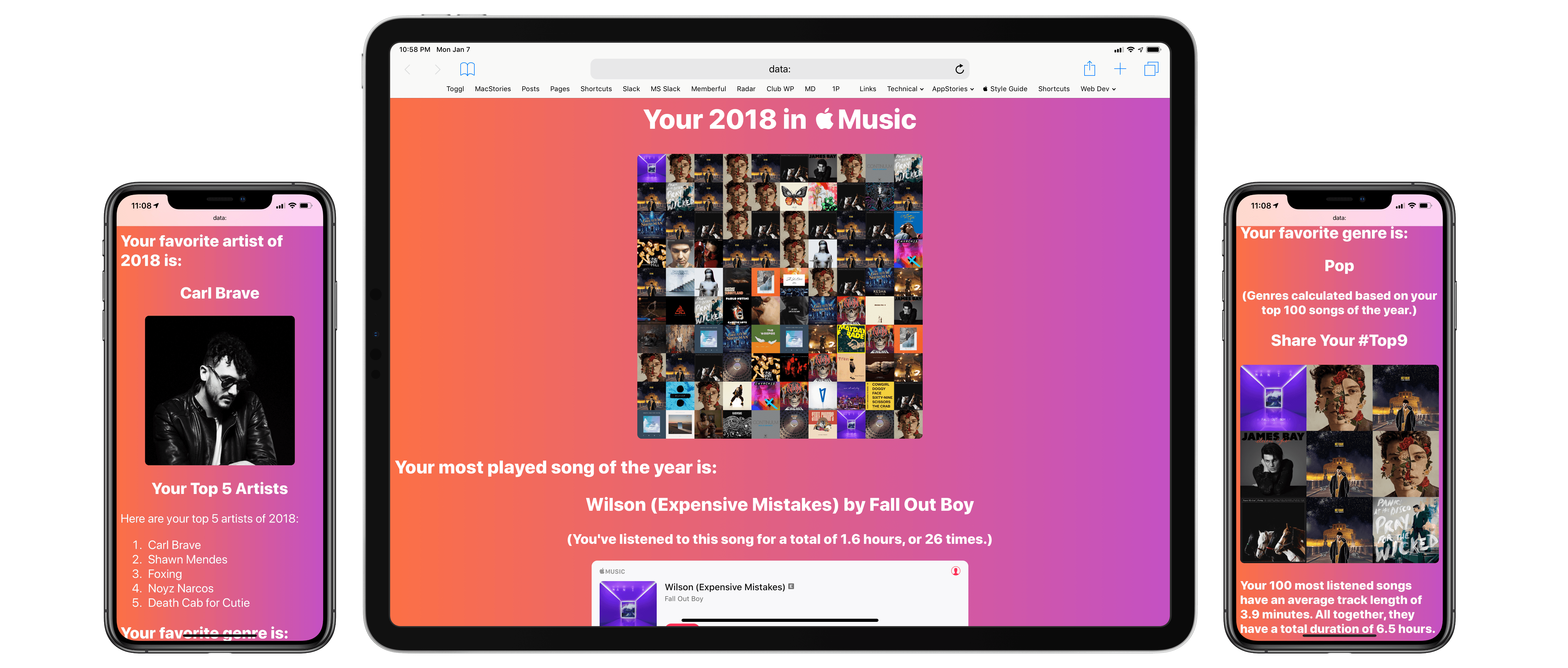 Spotify wrapped app not working